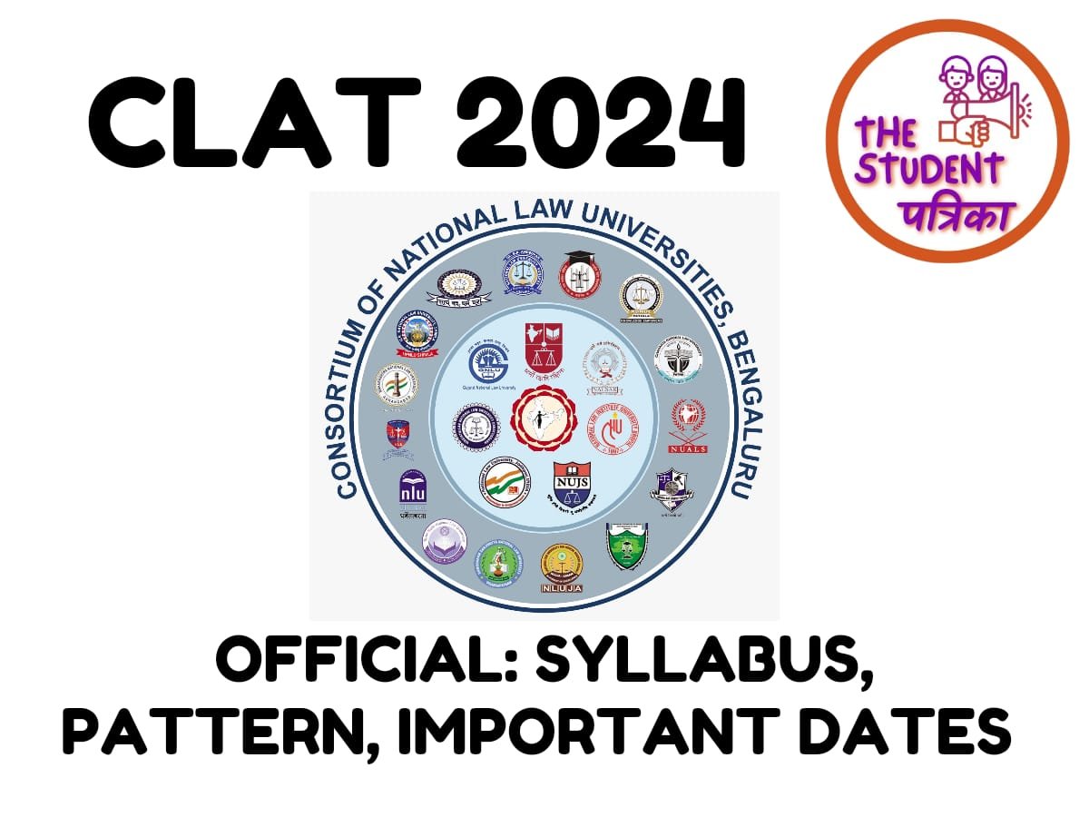 CLAT 2024 Revised Exam Pattern SYLLABUS IMP. DATES Student Patrika